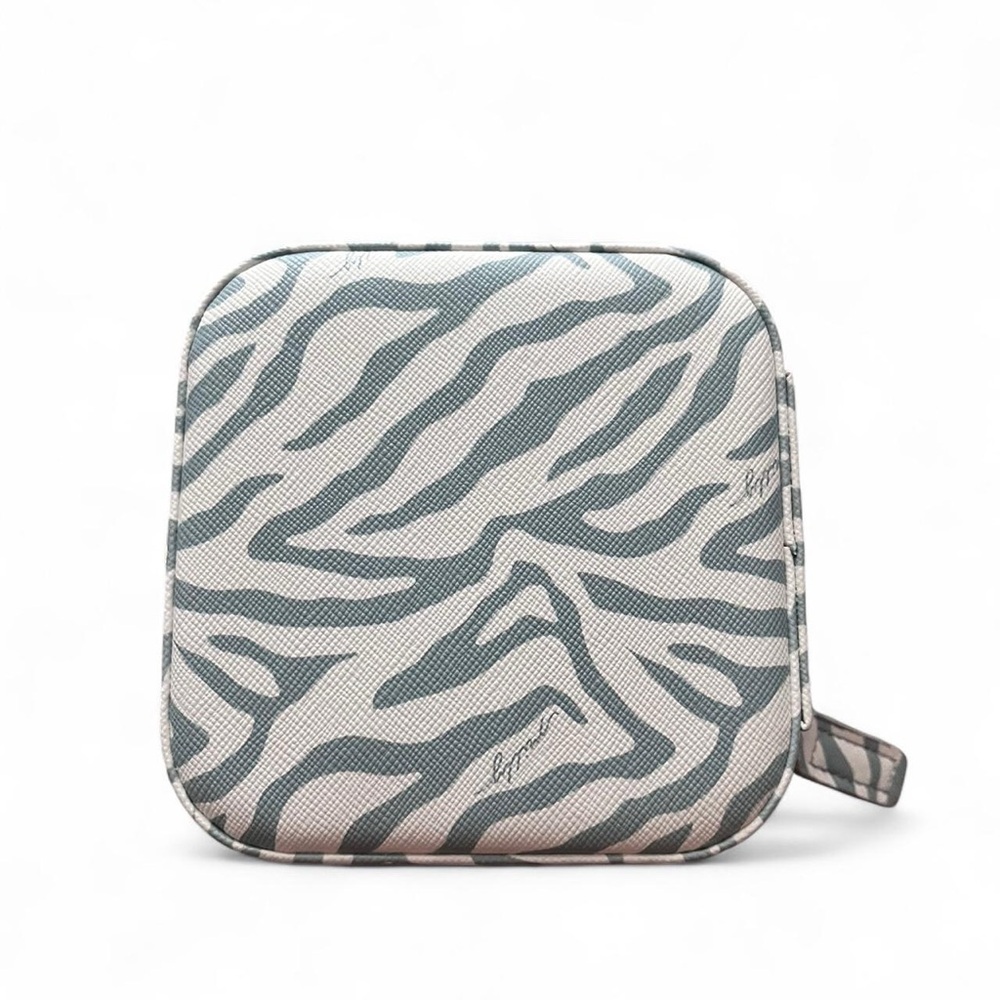 Zebra Print Travel Jewelry Holder